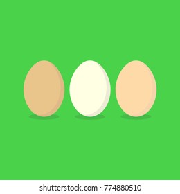 Egg icon. Vector illustration.