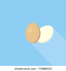 Egg icon. Vector illustration.