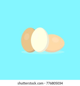 Egg icon. Vector illustration.