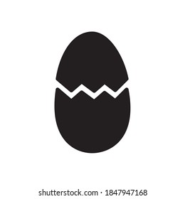 Diseño de la Ilustración del vector de iconos de huevo 