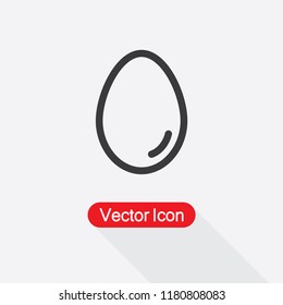 Egg Icon Vector Illustration Eps10