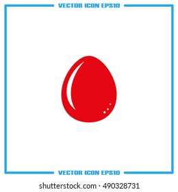 Egg icon vector illustration eps10.