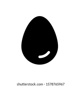 Egg icon, vector illustration. Flat design style. vector egg icon illustration isolated on white, egg icon Eps10. egg icons graphic design vector symbols.