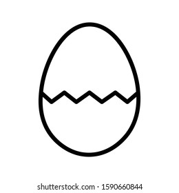 Egg icon vector illustration logo template for many purpose Isolated on white background