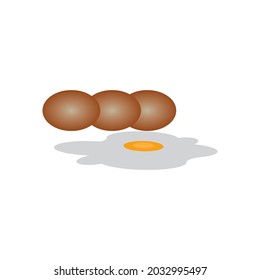 Egg icon vector illustration logo design.
