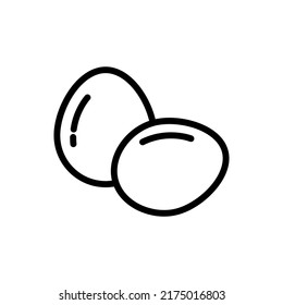 egg icon vector illustration logo template for many purpose. Isolated on white background.