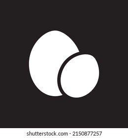 Egg Icon vector illustration on white background..eps
