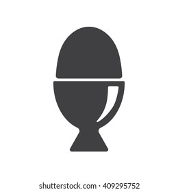 Egg icon Vector Illustration on the white background.
