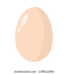 Egg icon vector. Illustration of poultry eggs.