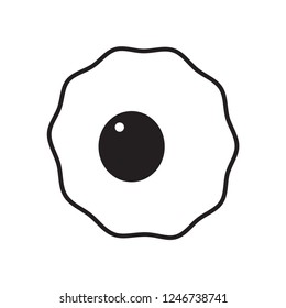 Egg icon vector logo template