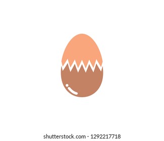 Egg icon vector logo template - Vector