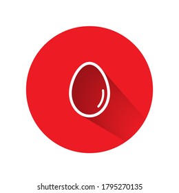 an egg icon vector. lorem ipsum Flat Design JPG