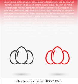 an egg icon vector. lorem ipsum Flat Design JPG