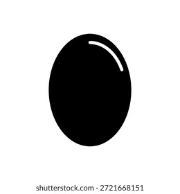 Signo de Vector de icono de huevo para App y Web