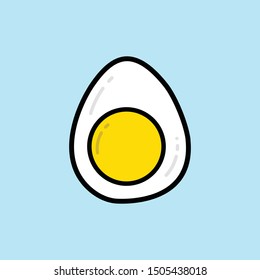 Egg Icon vector. Simple flat symbol