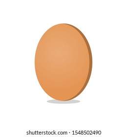 Egg Icon vector. Simple flat symbol. Perfect Black pictogram illustration on white background.