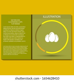 egg icon vector, solid illustration