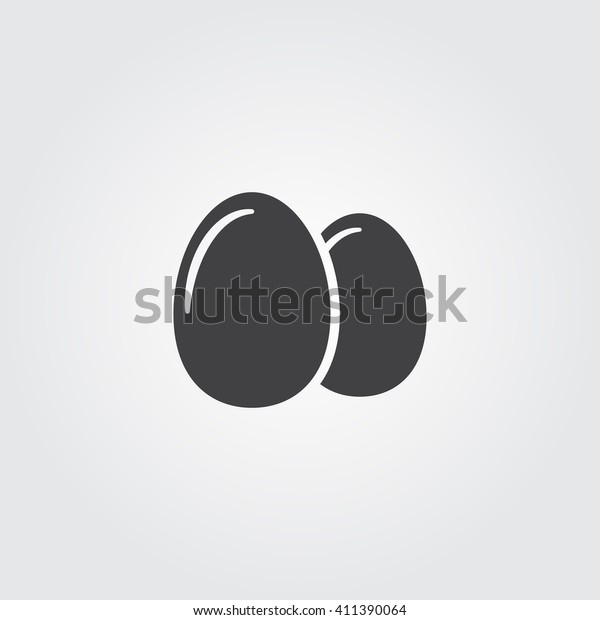 Egg Icon Vector Solid Illustration Pictogram Stock Vector (Royalty Free ...