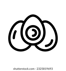 Egg Icon Vector Symbol Design Illustration