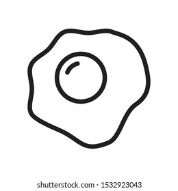 egg icon vector symbol template