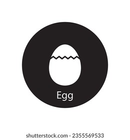 egg icon vector template illustration logo design