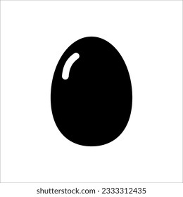 Egg Icon Vector for web design, UI,and App. Isolated on white background.
