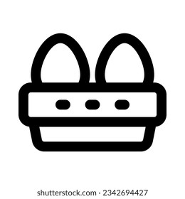 icono de huevo para tu sitio web, móvil, presentación y diseño de logotipo.