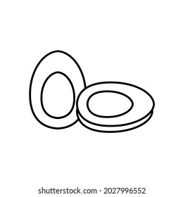egg icons symbol vector elements for infographic web