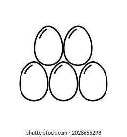 egg icons symbol vector elements for infographic web