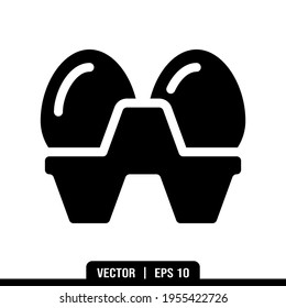 Colección vectorial de iconos de huevo, plantilla de logotipo de ilustración en estilo de moda. Idóneo para muchos fines.