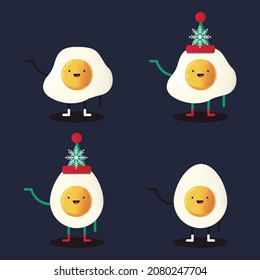 Ilustración de huevos. Ilustración de dibujos animados. Ilustración de corte