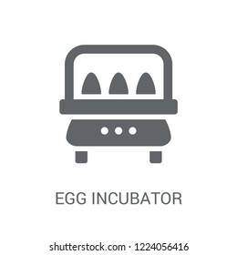 Egg incubator icon. Trendy Egg incubator logo concept on white background from Artificial Intelligence collection. Suitable for use on web apps, mobile apps and print media.