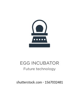 Egg incubator icon vector. Trendy flat egg incubator icon from future technology collection isolated on white background. Vector illustration can be used for web and mobile graphic design, logo, eps10