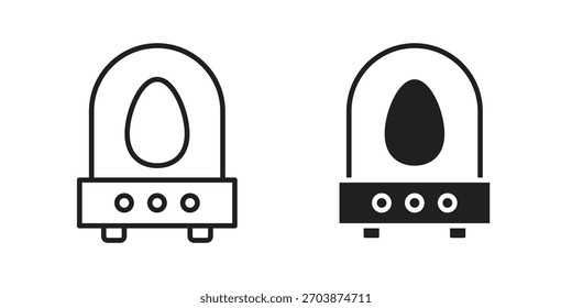 Egg incubator icon for web design, mobile apps