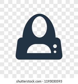 Egg incubator vector icon isolated on transparent background, Egg incubator transparency logo concept
