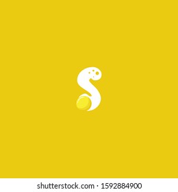 Egg with initial letter S concepts logo design graphic unique modern illustration template