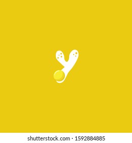 Egg with initial letter Y concepts logo design graphic unique modern illustration template