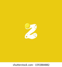 Egg with initial letter Z concepts logo design graphic unique modern illustration template
