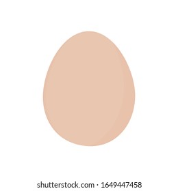 egg isolated on white background. vector illustartion