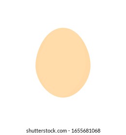 egg isolated on white background. vector illustration  