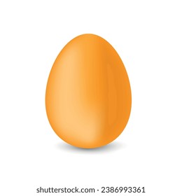 egg isolated on white background.Easter idea.