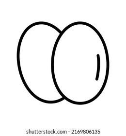 Egg Isolated Vector icon which can easily modify or edit
