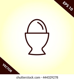 egg line icon