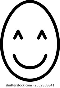 egg line icon illustration vector