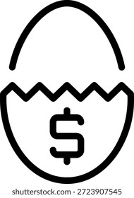 Eierlinie, Symbol, Vektorgrafik