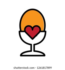 Egg liver icon