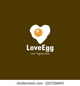 Egg Logo Design. Cooking egg logo. Egg Logo Template