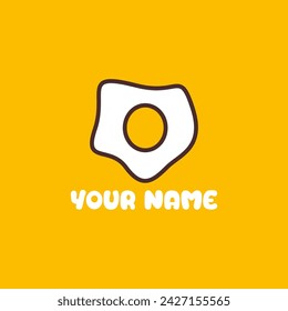 Egg Logo Design. Cooking egg logo. Egg Logo Template