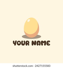 Egg Logo Design. Cooking egg logo. Egg Logo Template