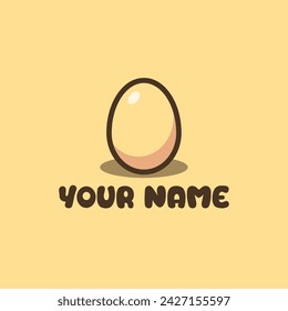 Egg Logo Design. Cooking egg logo. Egg Logo Template